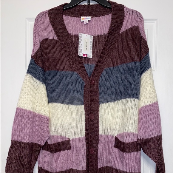 LuLaRoe Sweaters - NWT Lularoe M striped Lucille cardigan sweater